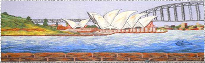 Highwarp Tapestry - Graeme Endean - Sydney Opera House