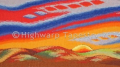 Highwarp Tapestry - Abstract Landscape